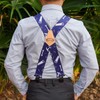 MELOTOUGH Men's Suspenders Fully Elastic 2 inch Wide X back
