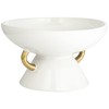Studio 55D Empress 10 3/4" Wide Shiny White Ceramic Bowl