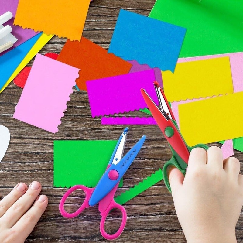 Copper Top - Creative Scissors Set, 7 Pieces, Craft Cutting