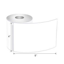 (20 Roll) 4" x 6" Direct Thermal Shipping Labels Compatible 1744907 Dymo 4XL