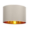 GIGGI Fabric Lamp Shades with Golden Inner Light Shade Ceiling