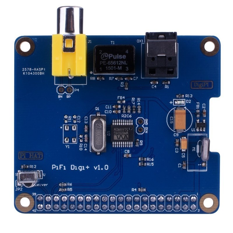 WINGONEER PiFi Digi DAC + HIFI DAC pcm5122 saundoka-domozyu-ru I2S
