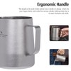Boundless Voyage Titanium Espresso Steaming Pitcher Titanium Milk Frother Cup
