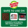 Scotch-Brite Heavy Duty Outdoor Scrubber, Ideal for Concrete, Patio Bricks,