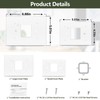 Thermostat Wall Plate Replacement for Honeywell - THP2400A1027W Wall Thermostat