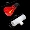 Plzoslly 10 Pieces Automatic Poultry Drinking Cups, Chicken Water Feeder