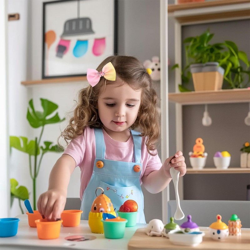 Pack of 6 Bughair Clips and 5 Pieces Daisy Hair