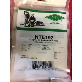 NTE 192 T-NPN, SI, AUDIO POWER AMP 70V 1A