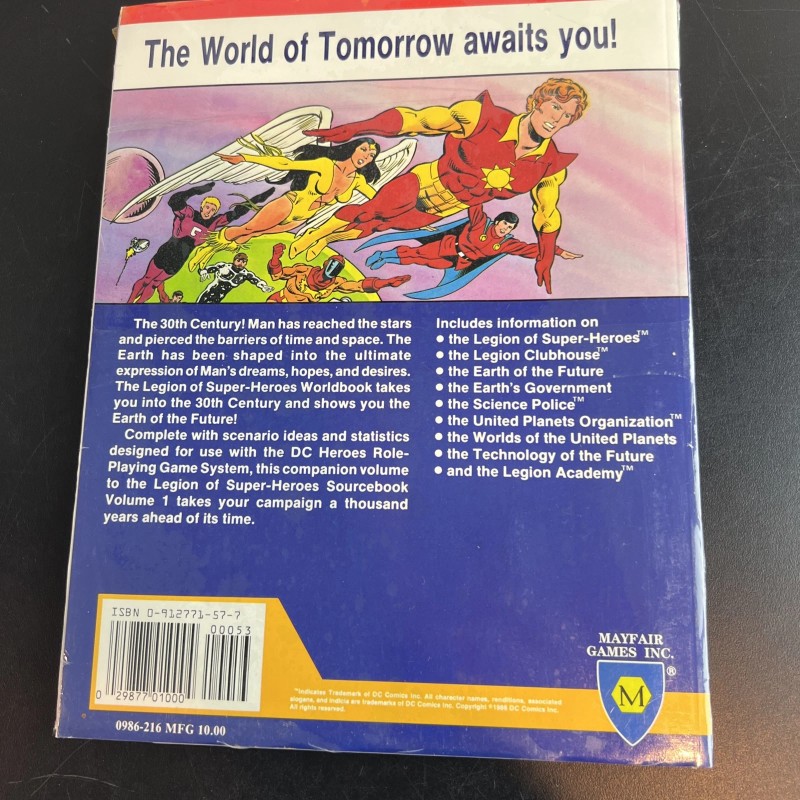 Mayfair Games DC HEROES ROLE PLAYING MODULE 1987 DC RPG
