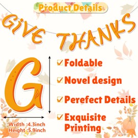 9Pcs Thanksgiving Honeycomb Centerpiece Party Decor | Thanksgiving Table Decorations |Thanksgiving Party Decorations| Thanksgiving Centerpieces for Tables |Give Thanks Banner Pumpkin Truck Sunflowers