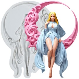 TAOXIBEI Goddess Polymer Clay Mold Goddess Resin Silicone Molds