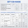 sourcing map 20 Pcs Bidirectional Thyristor BT138-600E TO-220 600V 12A