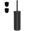 Heavy Duty Stainless Steel Toilet Brush Set with Holder(2 Brush