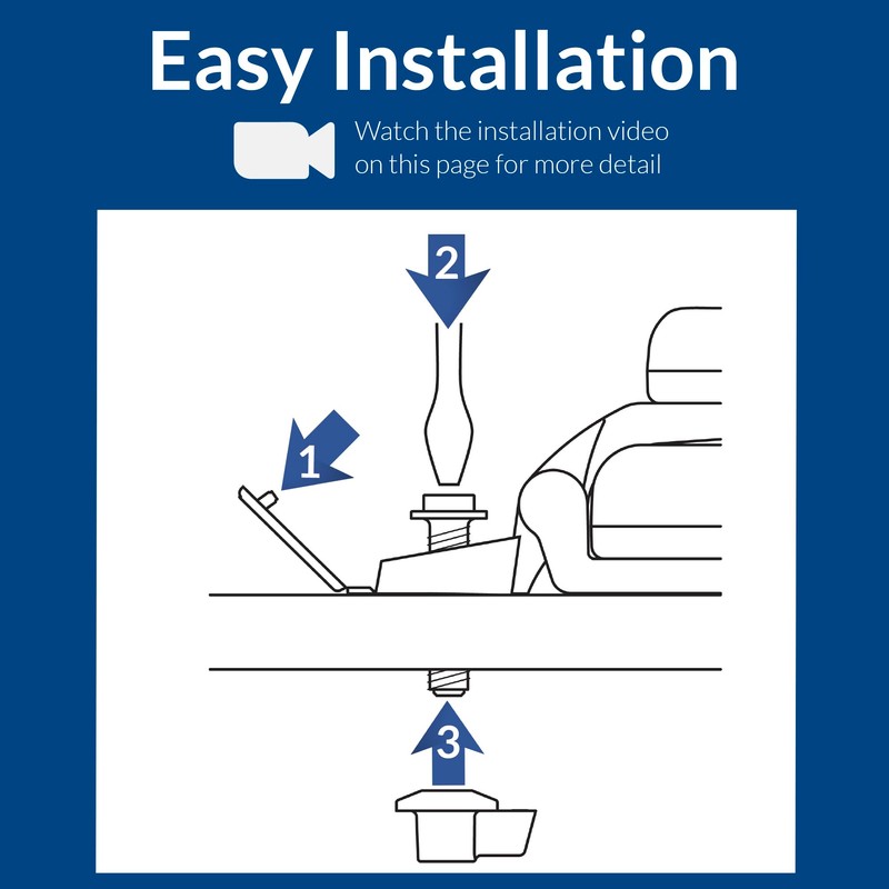 BEMIS TC50TTA MARINE Toilet Seat, Small Toilet Seat Made for