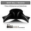 Windschutzscheibe Windschild für Kawasaki Z1000 2007 2008 2009 PSLER Frontscheibe