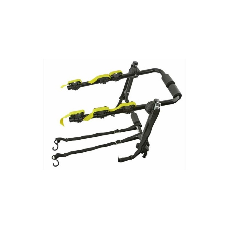 Trunk Mount 3-Bike Carrier for Sedans, Hatchbacks, SUVs, Black with