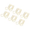 100pcs Shaped Paper Clips Prevent Slip Cute Decorative Metal Small