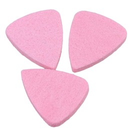 Mxfans Guitar Felt Picks Soft Plectrums Pink for Ukulele Bass Pack of 5