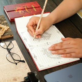 Magnetic Closure Notebooks for Travelers, Students,Hardcover Writing Diary Notebooks Planner with Premium Thick Paper,Lined Ruled Notebook for Office School,196 Pages,4.33"×6.6"(Heroism)