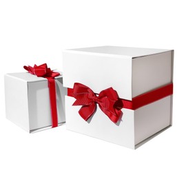 Gift Box, Gift Box, Gift Box, Wrapping Box, Ribbon Book, Large Packing Box, Birthday, Gift Box (White, L)