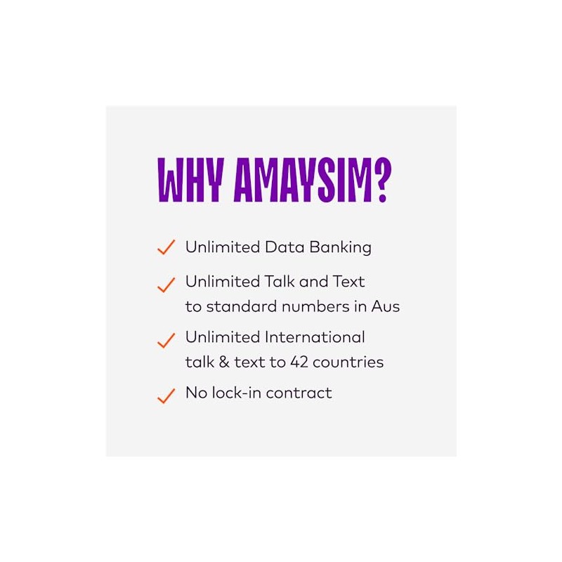 amaysim $40 Prepaid Starter Pack Multi-fit SIM