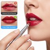 Retractable Lip Brush, Silver Dual Ended Lipstick Brush, Portable Brushes