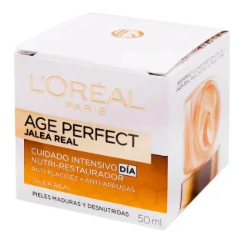 Crema Facial L'oréal Age Perfect Jalea Real 2 Pzs 50