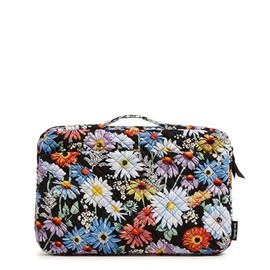 Vera Bradley Women's Cotton Laptop Organizer Tech Accessory, Daisies, One Size
