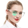 AEZUNI Oversized Bifocal Reading Glasses Women Big Frame Blue Light