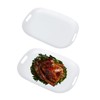 ZAROCRUS Extra Large Serving Platter, Set of 2, 18.75 x