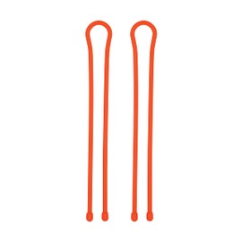 Nite Ize Gear Tie Reusable Rubber Twist Tie 24", 2-Pack, Bright Orange New Packaging