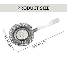 Cocktail Strainer, Bar Strainer, Cocktail Strainer, Cocktail Stainless Steel Bar Strainer, Stainless Steel Bar Strainer, Bartender Strainer, Professional Filter Tool for Commercial Bartender or Home
