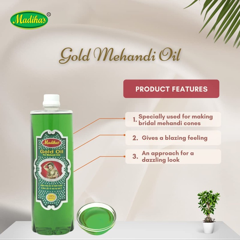 Madiha HENNA MEHANDI GOLD OIL