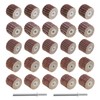 EMSea 80/120/240/320/600 Flap Wheel Sandpaper Sanding with Handle for Rotary
