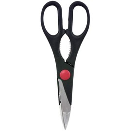 Chef Aid All Purpose Scissors with 8.5cm / 3 Inch Cutting Blade, Black