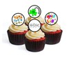 48 Good Luck Edible Cupcake Toppers, Premium Thickness SWEETENED VANILLA,
