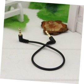 Mipcase Headphone Audio Cable Long Aux Cable for Car Double Elbow Male to Male Lossless Sound Transmission