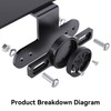 Bike Cargo Rack Mount, Compatible with Garmin Varia RTL515, RTL510,