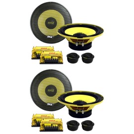 PYLE PLG6C 6.5" 800W 2 Way Car Audio Component Speakers Set Power System