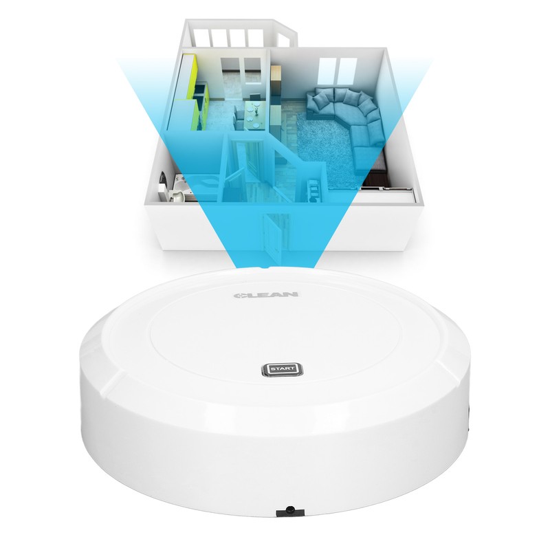 Household Intelligent Sweeping Robot 1200Pa Large Suction Mini Sweeper USB