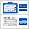 2Pcs ECG 7 Step Ruler ECG Ruler Plastic Ruler Measuring