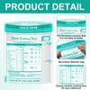 Resurhang 100 Pcs Zipper Microwave Steam Bags Reusable Steam Cooking