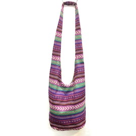 KARRESLY Bohemian Cotton Hippie Crossbody Bag Hobo Sling Bag Handmade Messenger Shoulder Bags, 5-913, Free size