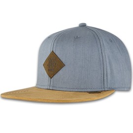 Djinns Men's Cap 6P SB Linen, Size: One Size, Colours: Grey, gray
