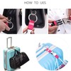 JAKAGO Heavy Duty Add a Bag Luggage Strap Adjustable Coat