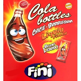 Fini Cola Bottles Gum - 24-Pack - Bottle Shaped - Liquid Cola Filled
