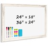 DOLLAR BOSS Magnetic Whiteboard, 24" x 18" Vintage White
