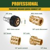 Pressure Washer Quick Connect Kit, M22 Swivel to 3/8'' Quick