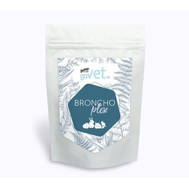 Bunny goVet - BRONCHOplex | Double Pack | 2 x 325 g | Supplementary Feed for Dwarf Rabbits, Guinea Pigs, Chinchillas & Degus | For Respiratory Support