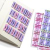 Laminated Bible Tabs for Women Men, 160 Tabs Flowers Large